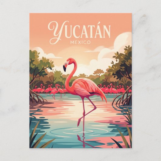Yucatán schiereiland Mexico Briefkaart (Voorkant)