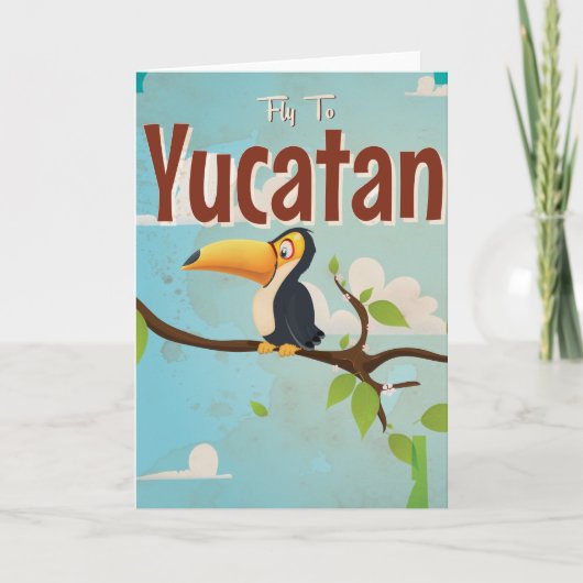 Yucatan vacation Poster Feestdagen Kaart (Voorkant)