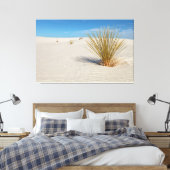 Yucca bij White Sands Canvas Afdruk (Insitu (Slaapkamer))