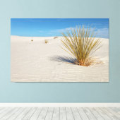 Yucca bij White Sands Canvas Afdruk (Insitu (Houten vloer))