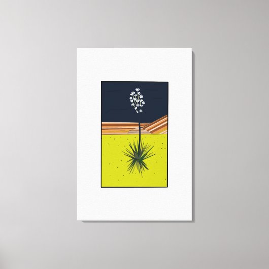 YUCCA CANVAS AFDRUK (Voorkant)