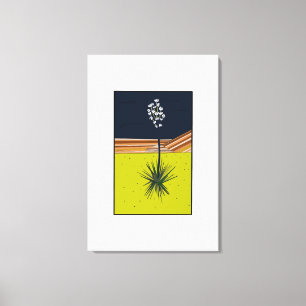 YUCCA CANVAS AFDRUK