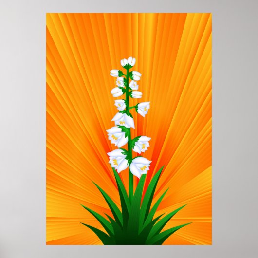 Yucca Flower Poster (Voorkant)