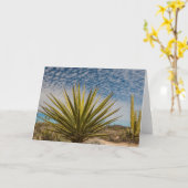 Yucca in de Woestijn, Mexico Kaart (Gele Bloem)