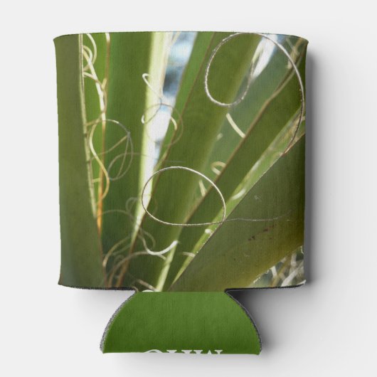 Yucca laat groene Natuur fotografie Blikjeskoeler (Achterkant)