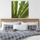Yucca laat groene Natuur fotografie Canvas Afdruk (Insitu (Slaapkamer))