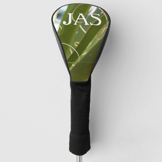 Yucca laat groene Natuur fotografie Golfheadcover (Voorkant)