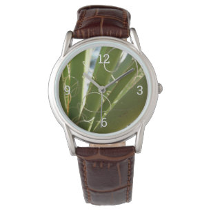 Yucca laat groene Natuur fotografie Horloge