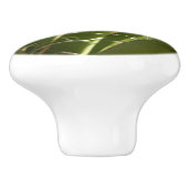 Yucca laat groene Natuur fotografie Keramische Knop (Zijkant)