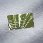 Yucca laat groene Natuur fotografie Magnetisch Visitekaartje (Voorbeeld)