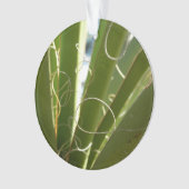 Yucca laat groene Natuur fotografie Ornament (voorkant)