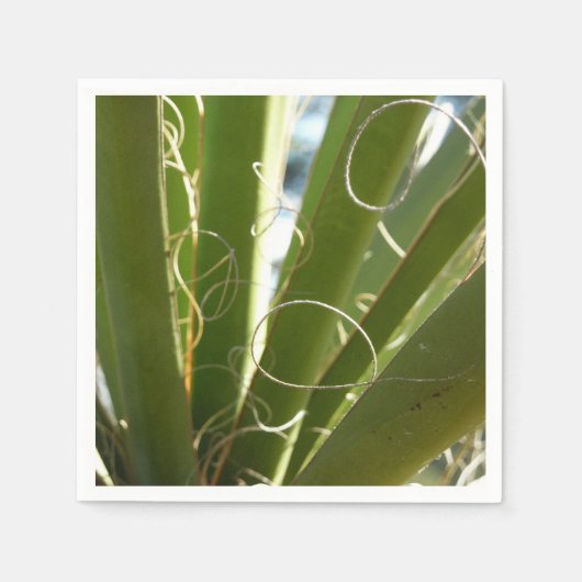 Yucca laat groene Natuur fotografie Servet (Voorkant)
