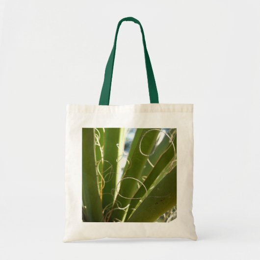 Yucca laat groene Natuur fotografie Tote Bag (Voorkant)