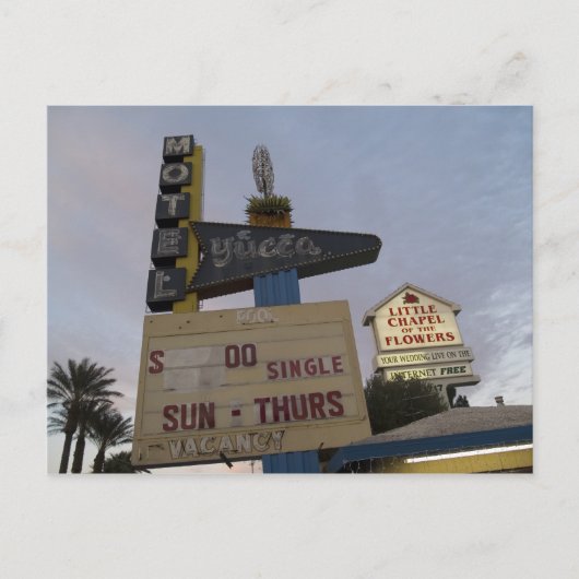 Yucca Motel Las Vegas Briefkaarten (Voorkant)