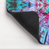 Yucca Op Art in Turquoise Muismat (Hoek)