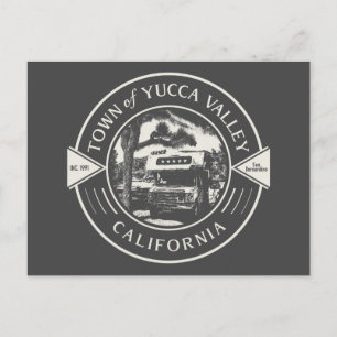 YUCCA VALLEY - SAN BERNARDINO CALIFORNIË BRIEFKAART