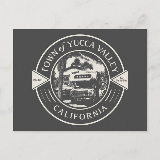 YUCCA VALLEY - SAN BERNARDINO CALIFORNIË BRIEFKAART (Voorkant)