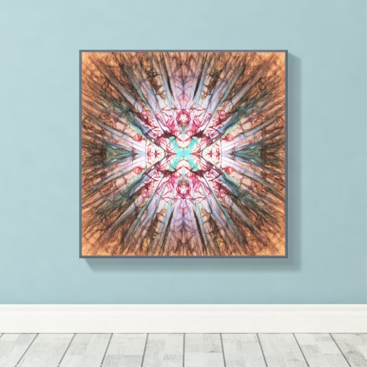 Yucca Warm Glow Canvas Afdruk (Insitu (Houten vloer))