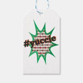 Yuccie groen jong urban creatief #Yuccie Cadeaulabel