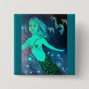 Yud Lamed Yud keert terug naar de Embryonische But Vierkante Button 5,1 Cm