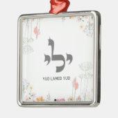 Yud Lamed Yud Metalen Ornament (Links)