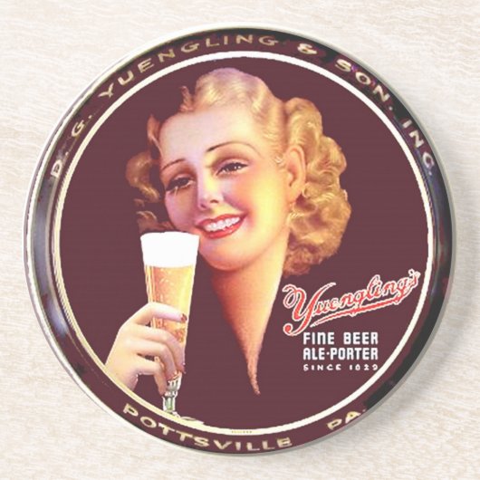 Yuengling Lady  Onderzetter "Beer Tray" (Voorkant)