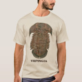 Yuepingia Fossil Trilobite T-shirt (Voorkant)