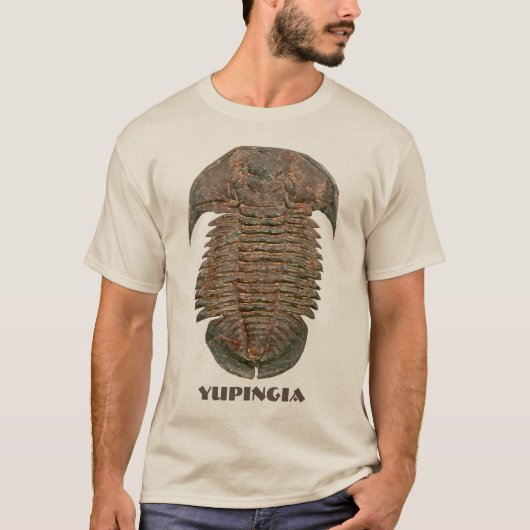 Yuepingia Fossil Trilobite T-shirt (Voorkant)