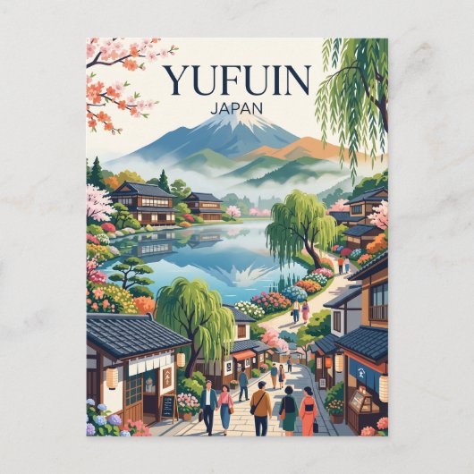 Yufuin Japan Briefkaart (Voorkant)