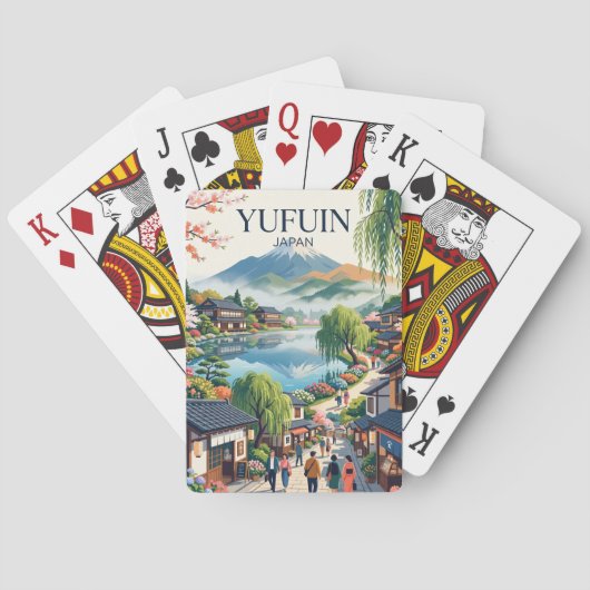 Yufuin Japan Pokerkaarten (Achterkant)