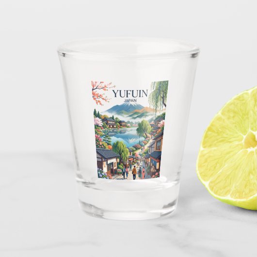 Yufuin Japan Shot Glas (Voorkant)