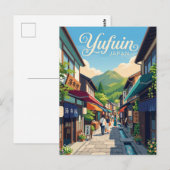 Yufuin Onsen-steeg Japan Briefkaart (Voorkant / Achterkant)
