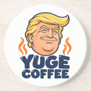 YUGE Coffee Lachende Zandsteen Onderzetter