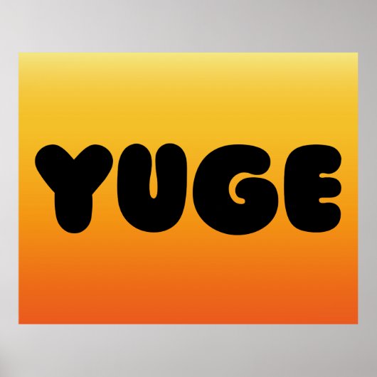 YUGE DESIGN POSTER (Voorkant)