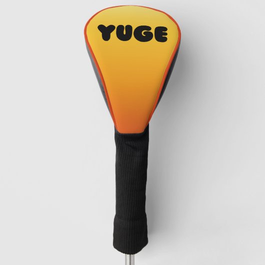 YUGE GOLF HEAD HOESJE GOLFHEADCOVER (Voorkant)