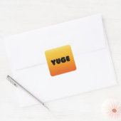 YUGE STICKERS! VIERKANTE STICKER (Envelop)