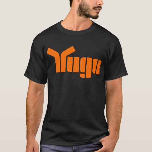 Yugo Cool & Retro 1980's Logo Super Soft Cotto T-shirt (Voorkant)