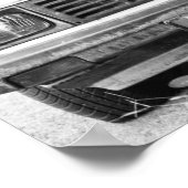 Yugo, oude joegoslavische autobagage poster (Hoek)