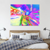 Yuji in Santa Monica Canvas Afdruk (Insitu (Slaapkamer))