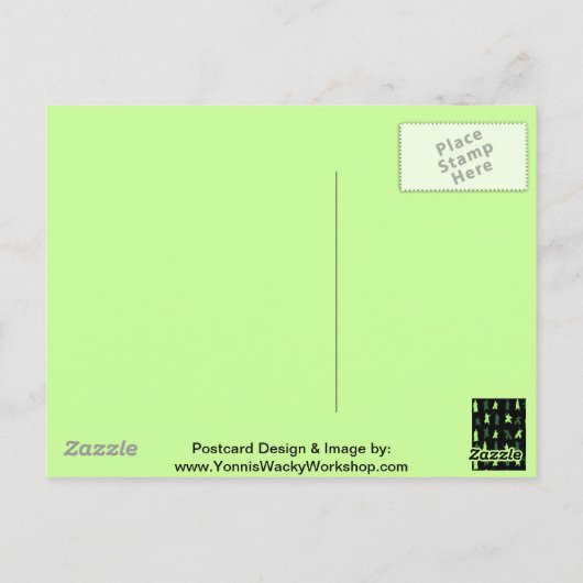 Yuji Samurai Briefkaart (Achterkant)