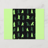 Yuji Samurai Briefkaart (Voorkant)