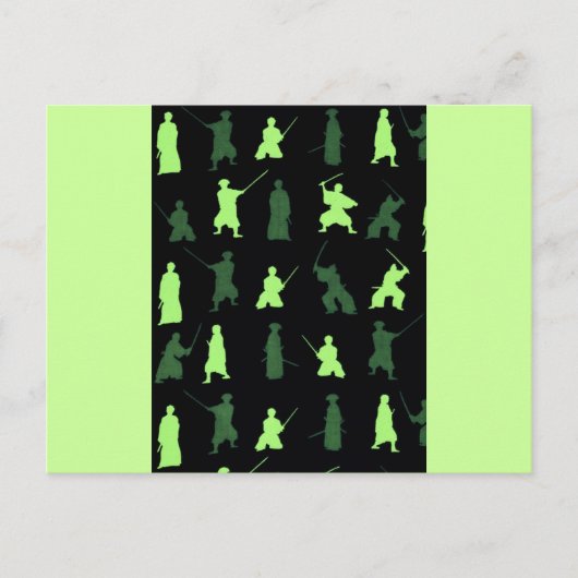 Yuji Samurai Briefkaart (Voorkant)