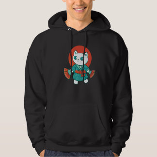 Yukata Japanse kat Hoodie