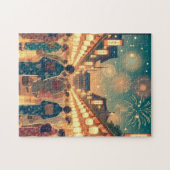 Yukata Night Walk – Japanese Festival Puzzle Legpuzzel (Horizontaal)