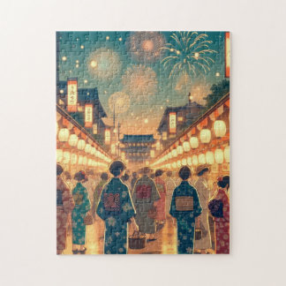 Yukata Night Walk – Japanese Festival Puzzle Legpuzzel