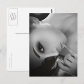 Yuki bw briefkaart (Voorkant / Achterkant)