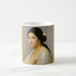 "Yuki Mori" Fijn Kunst Portret van een Vrouw Koffiemok