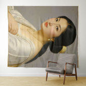 "Yuki Mori" Fine Art Vrouw Portret Wandkleed (In Situ (horizontaal))