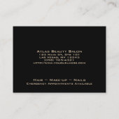 Yuki Visitekaartje Afsprakenkaartje (Achterkant)