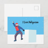 Yukigassen Briefkaart (Voorkant / Achterkant)